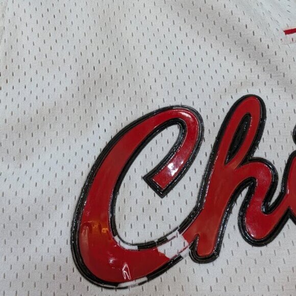 Michael Jordan #23 Chicago Bulls White Jersey Champion NBA Authentics Size 52 - Picture 7 of 14